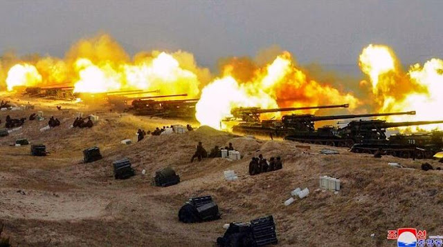 Latihan militer Tentara Rakyat Korea