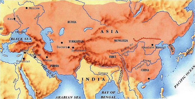 asia dan eropa adalah jajahan mongol