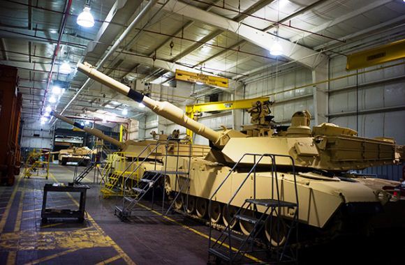 Pabrik pembuatan tank Abrams Pabrik pembuatan tank Abrams