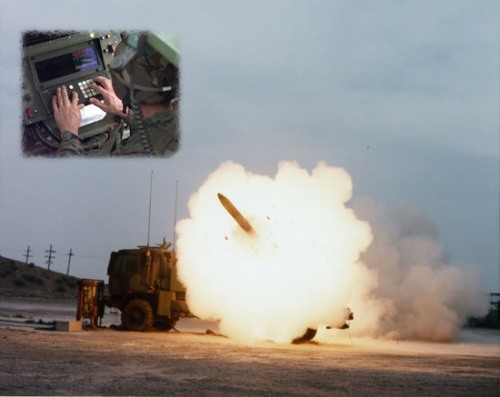 HIMARS meluncurkan roket dengan sistem IFCS