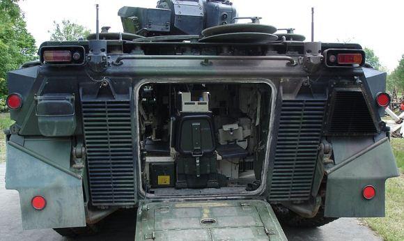 Bagian belakang Marder 1A3 Bagian belakang Marder 1A3