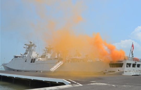 Markas Koarmatim Dibombardir Pesawat Musuh