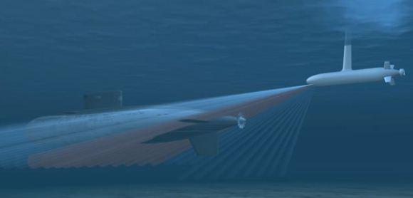 ACTUV menggunakan sonar frekuensi tinggi