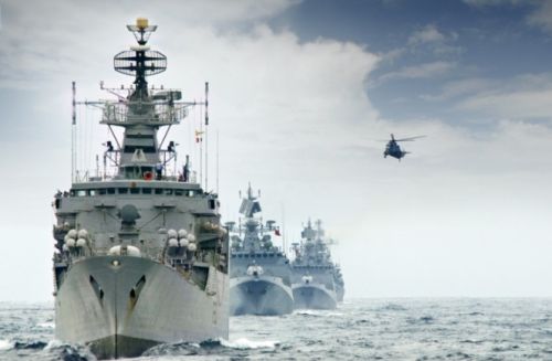 Armada kapal perang Angkatan Laut India