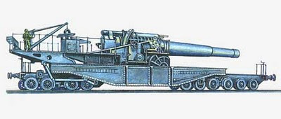 Railway PushkaSen-Shamon 400 mm