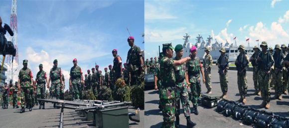 TNI AL gelar kekuatan di Koarmatim