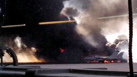 Kecelakaan F-16 Yunani di Spanyol Kecelakaan F-16 Yunani di Spanyol