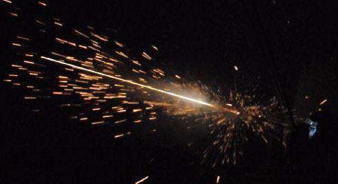 Rocket flare KRI Sultan Iskandar Muda-367