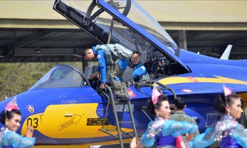 T-50i Golden Eagle tiba di Lanud Iswahjudi