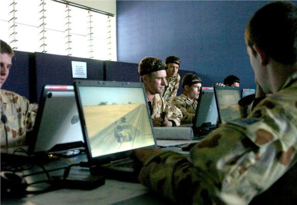 Simulator perang Simulator perang darat tentara Australia