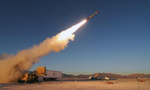 Penembakan rudal PAC-3 MSE