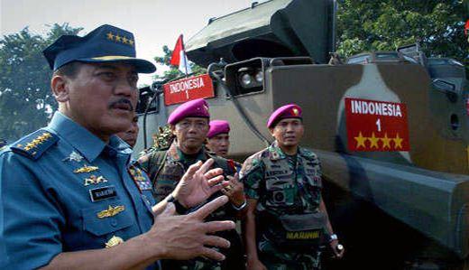 Marsetio saat gelar kekuatan TNI AL