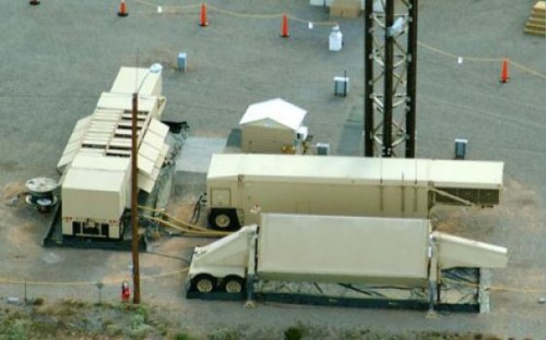 Fasilitas radar AS di gurun Negev Israel Fasilitas radar AS di gurun Negev Israel