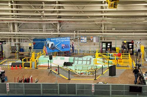 Tempat perakitan F-35 pertama Australia