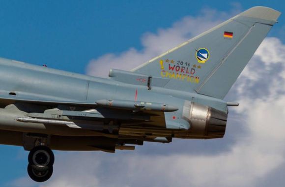 Eurofighter Typhoon Jerman di cat Piala Dunia
