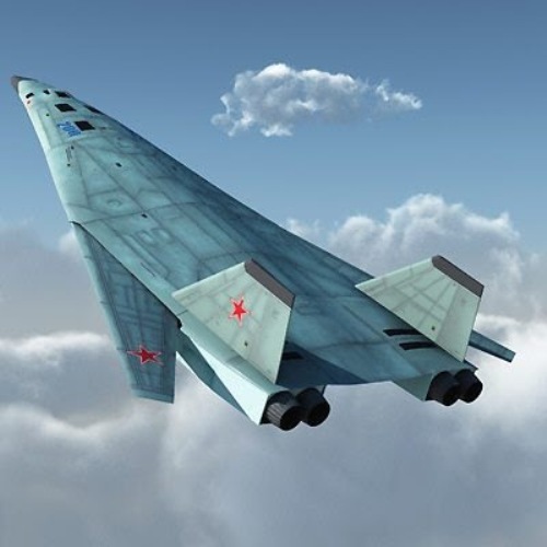 Pesawat bomber PAK DA Ilustrasi bomber PAK DA Rusia