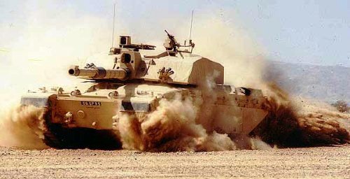 Tank Challenger 2 Challenger 2 di gurun pasir