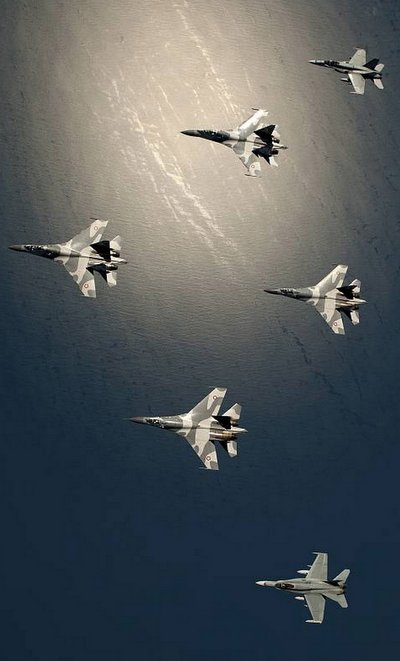 Sukhoi Indonesia dalam latihan pitch Black Empat Sukhoi Indonesia Tiba di Darwin