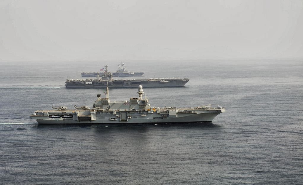Kapal induk Italia, AS dan Perancis Kapal induk Italia, AS dan Perancis